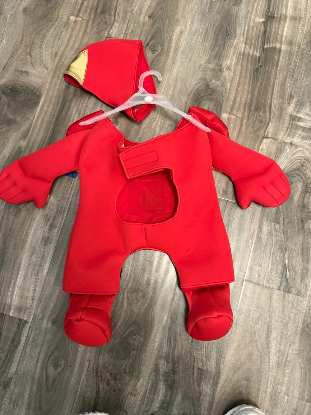 Marvel Red and Gold Iron Man Dog Costume